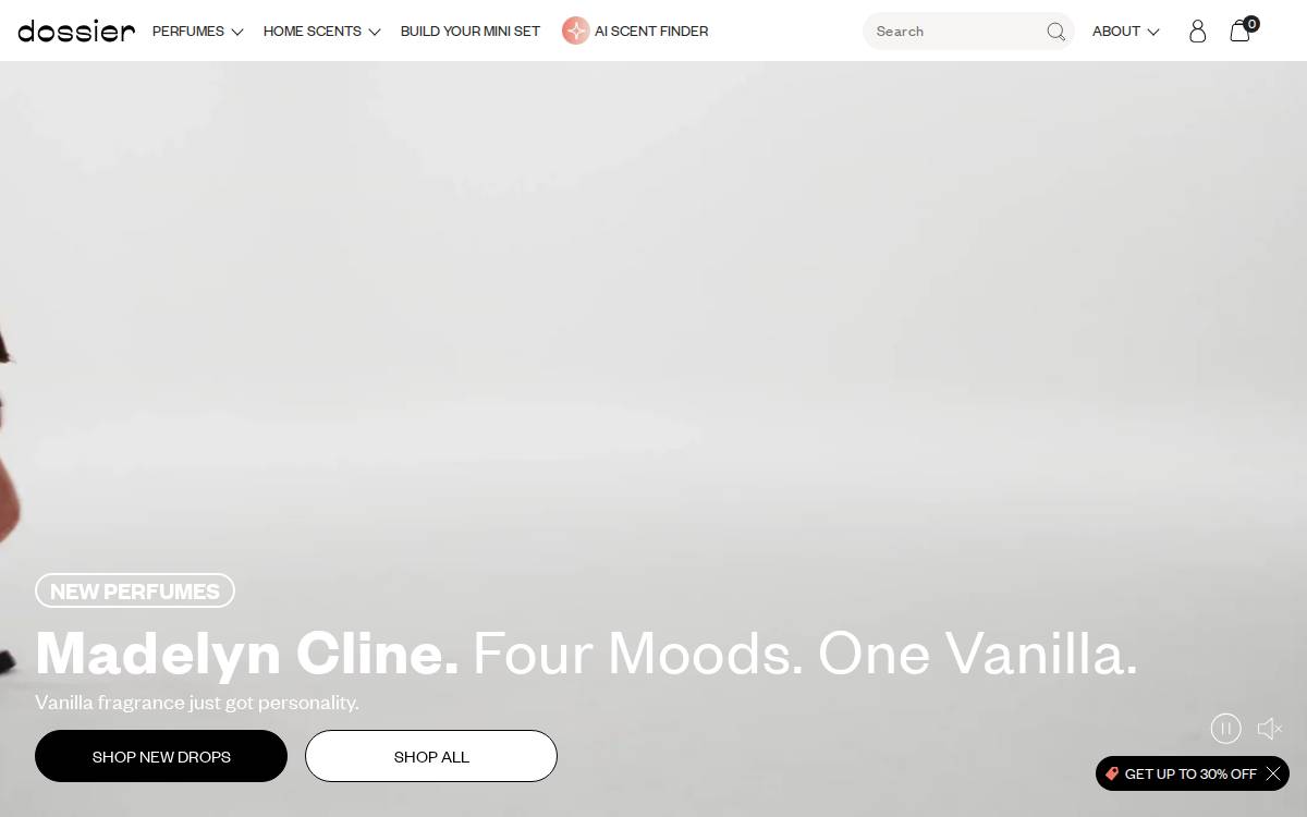 Dossier website preview