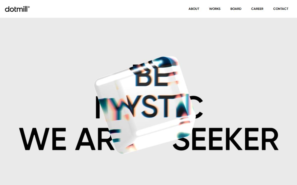 Dot Mill website preview