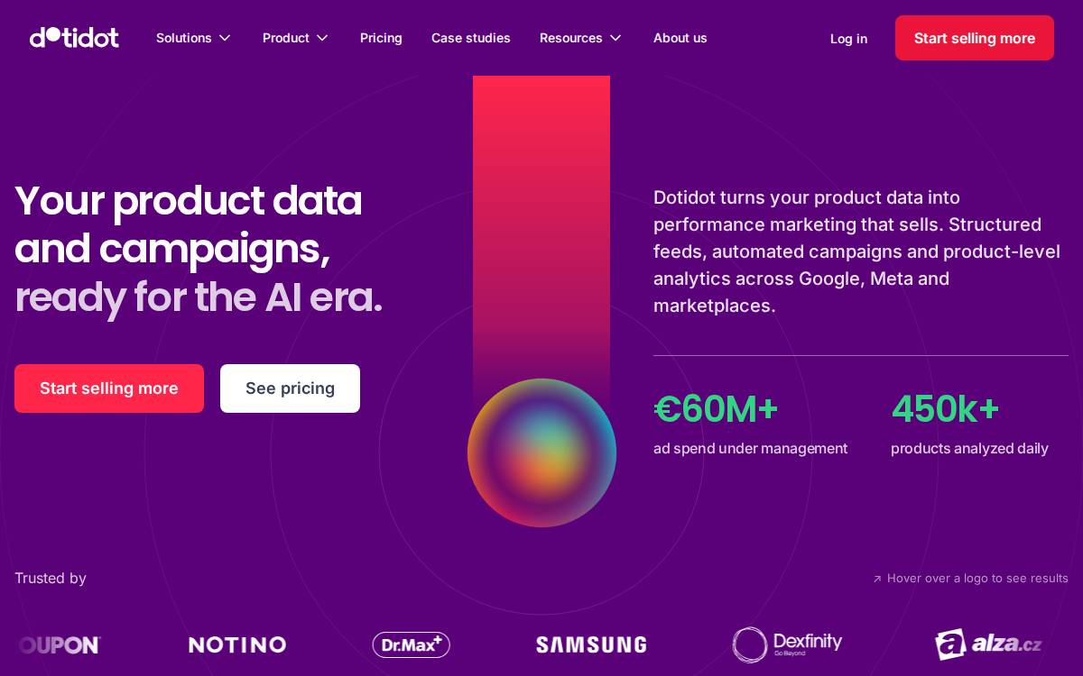 Dotidot website preview