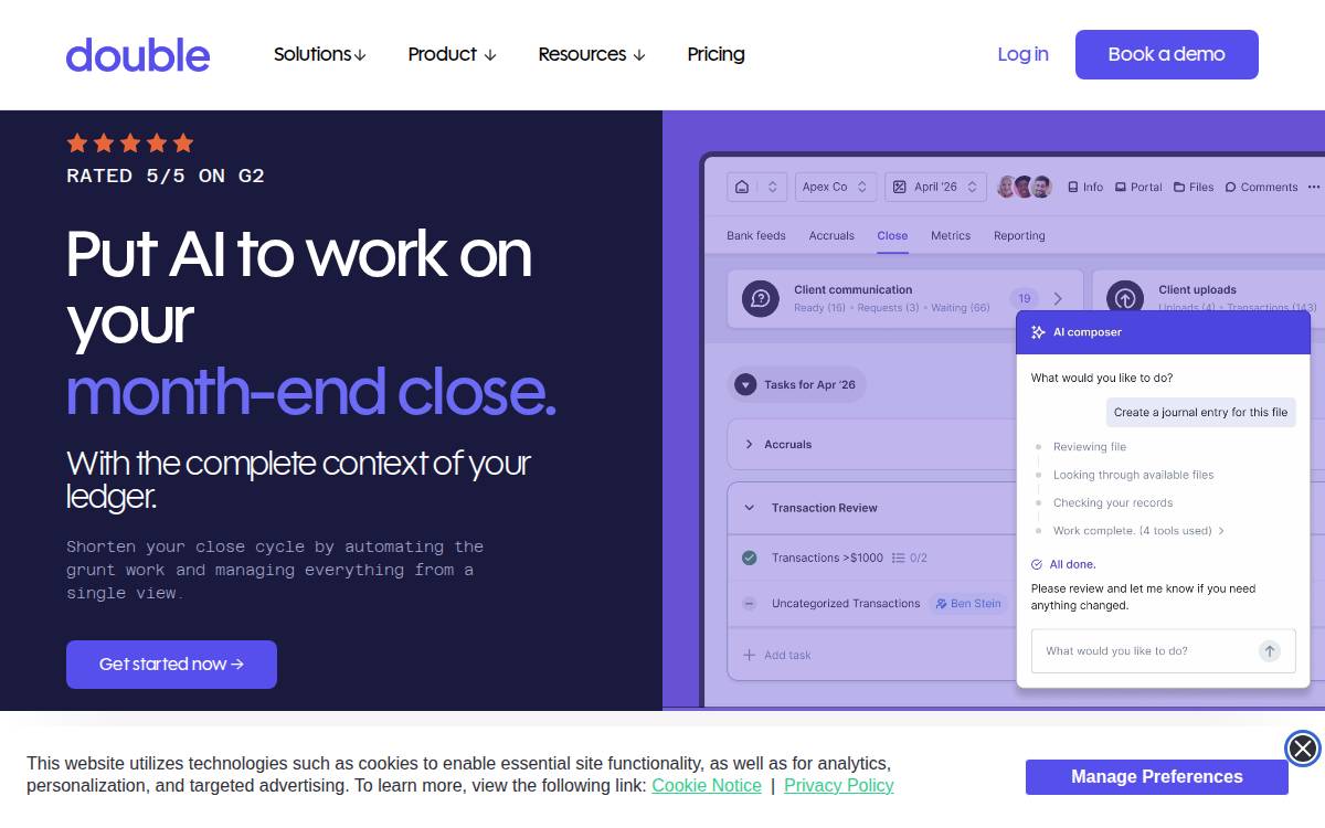 Double website preview