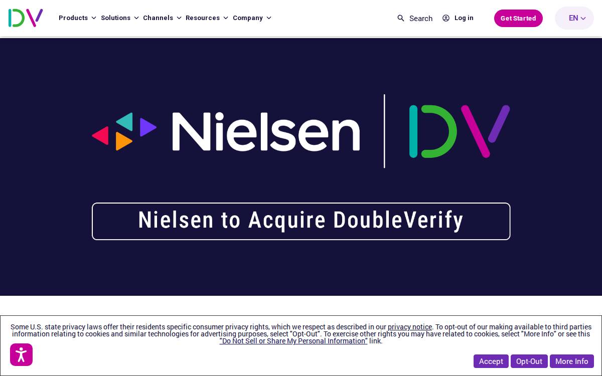 DoubleVerify website preview