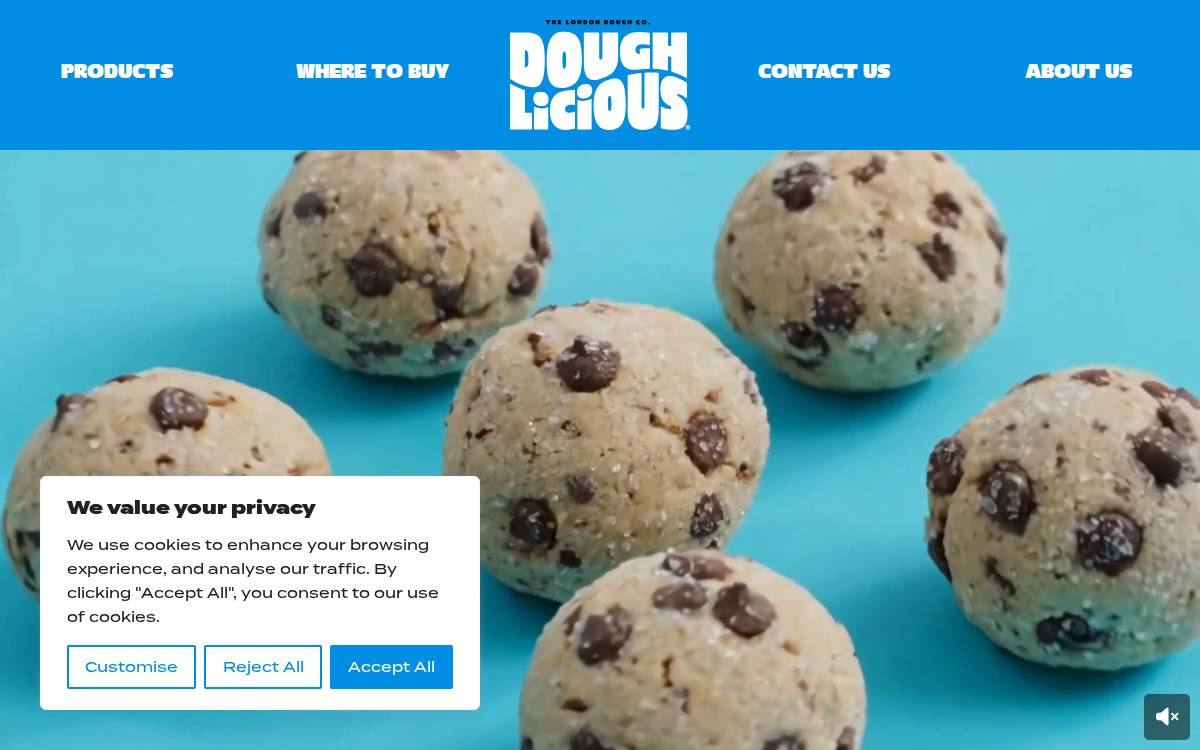 Doughlicious website preview