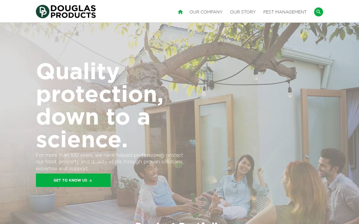Douglas Products website preview