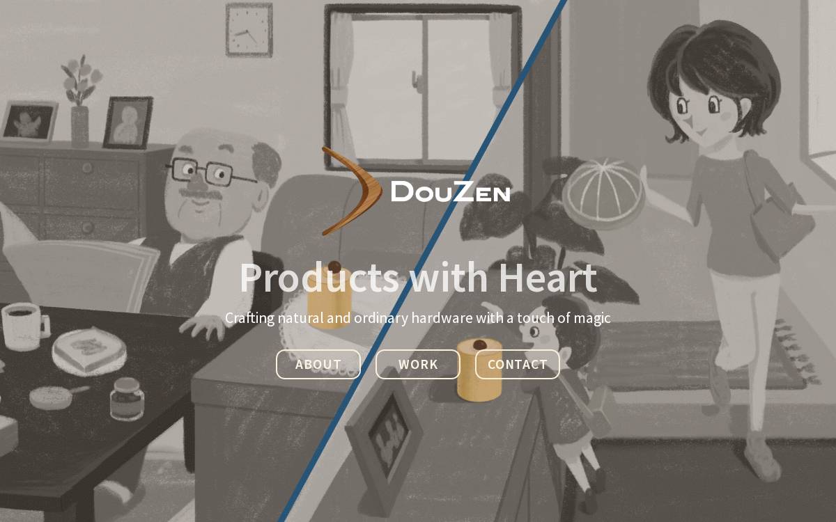 DouZen, Inc. website preview