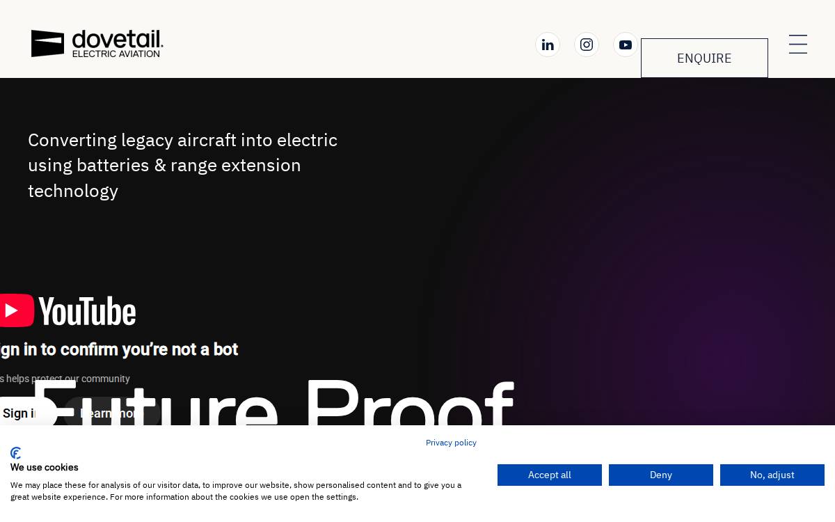 Dovetail website preview