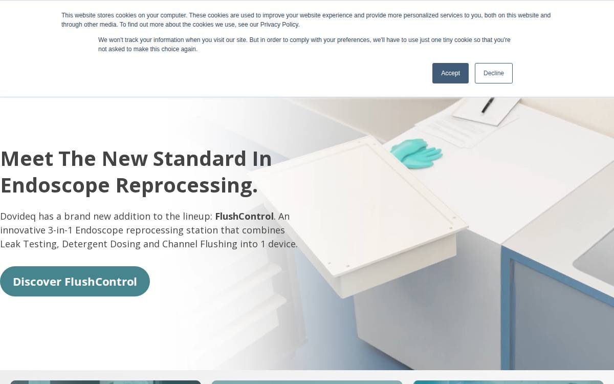 DOVIDEQ Medical website preview