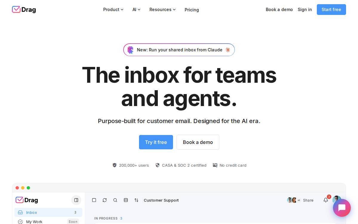 DragApp MASTER website preview