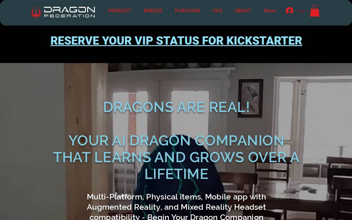 Dragonfederation website preview