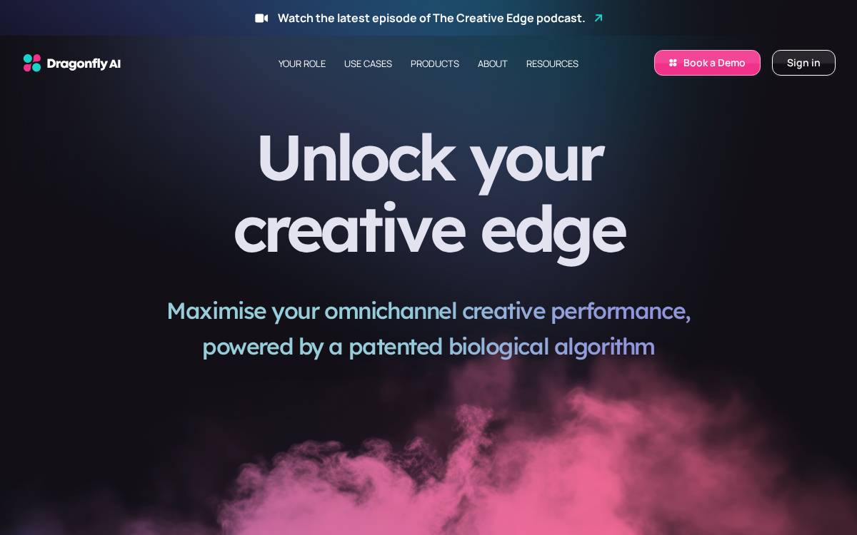 Dragonfly Ai website preview