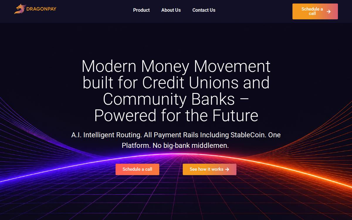 Dragon Pay website preview