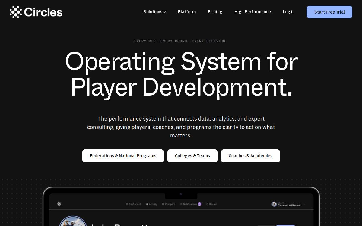 Draw More Circles website preview