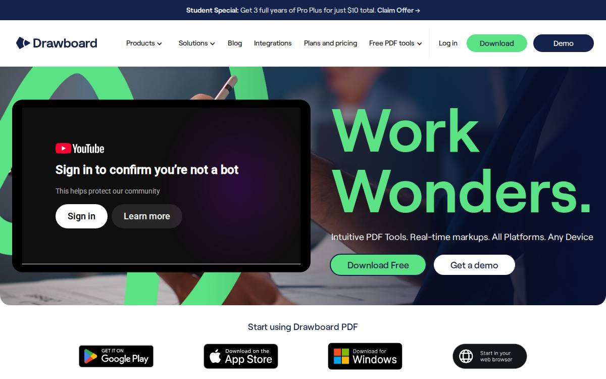 Drawboard website preview