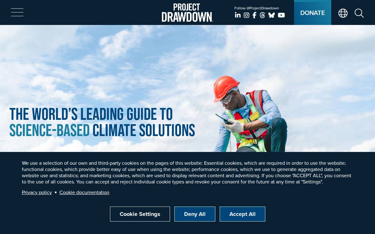 Drawdown website preview