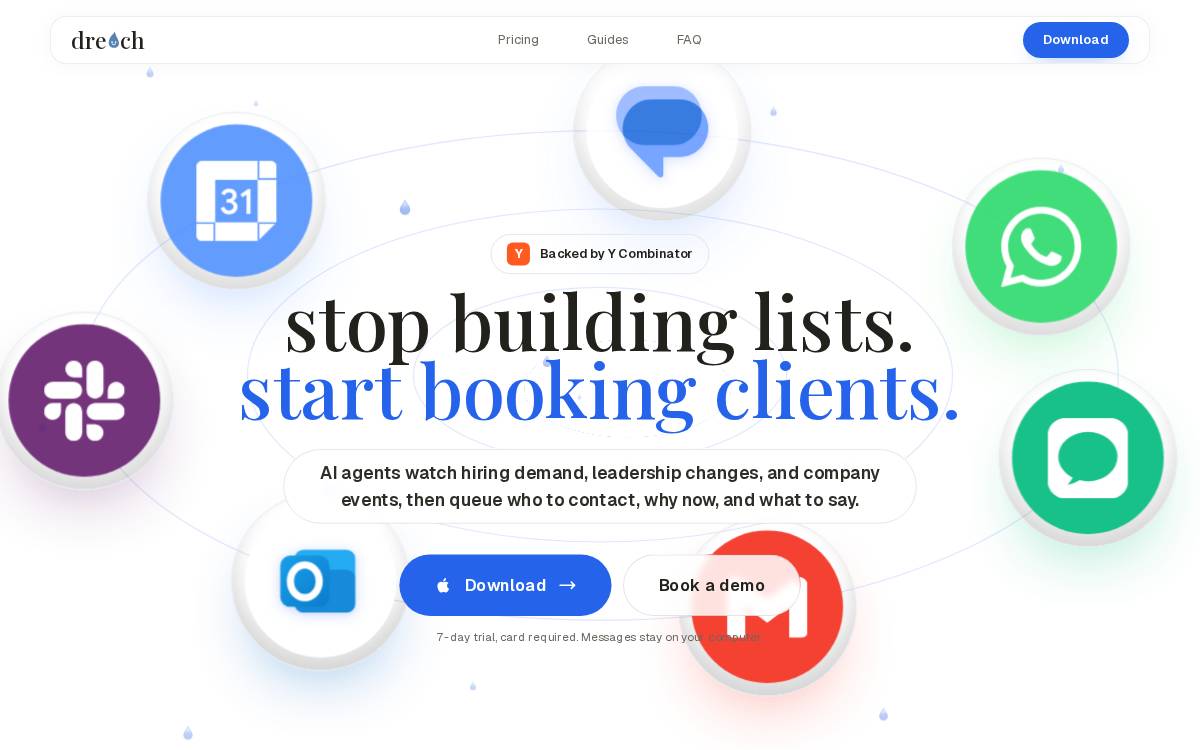 Dreach website preview