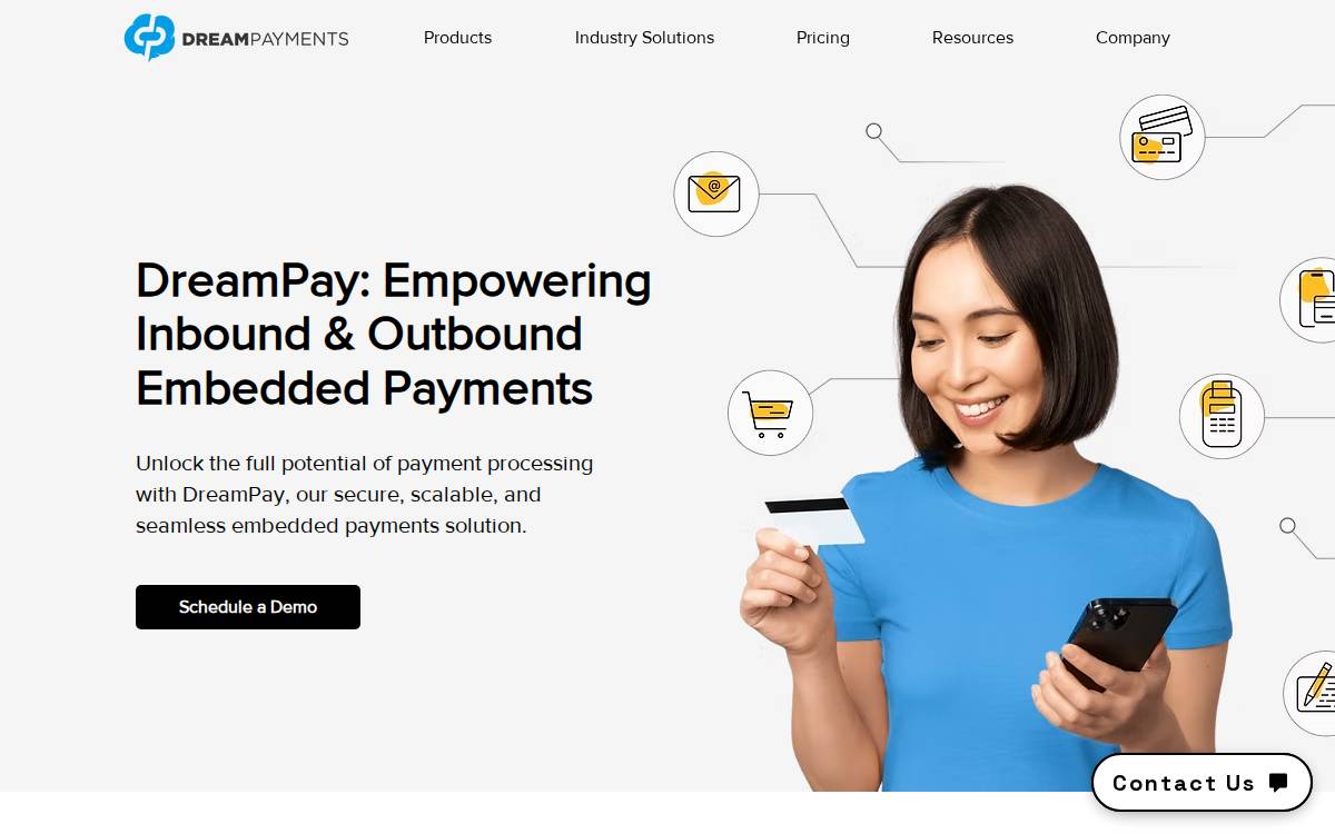 Dream Payments website preview