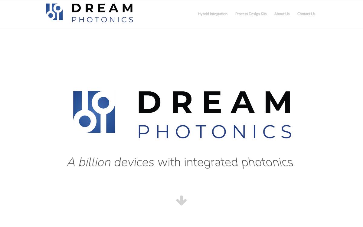 Dream Photonics Inc website preview