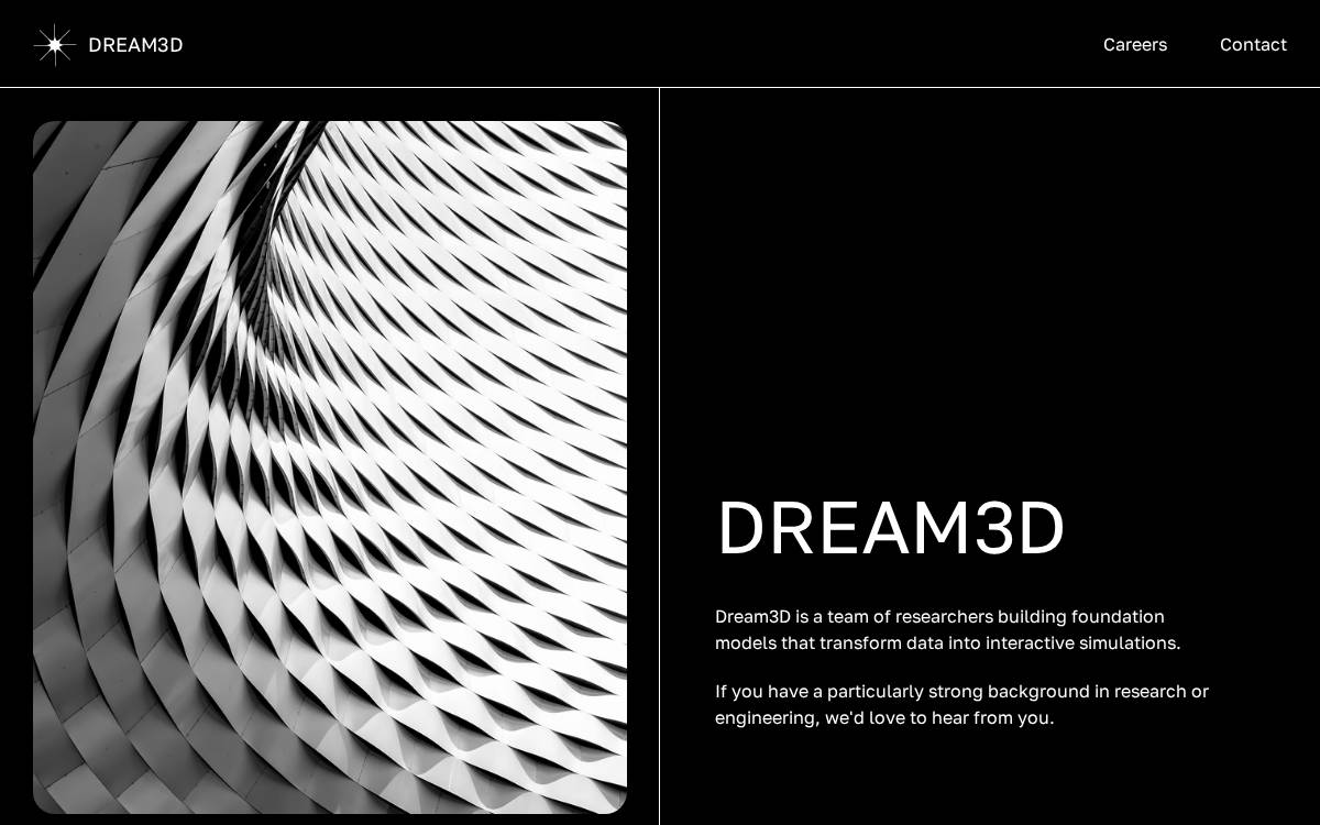 Dream3D website preview