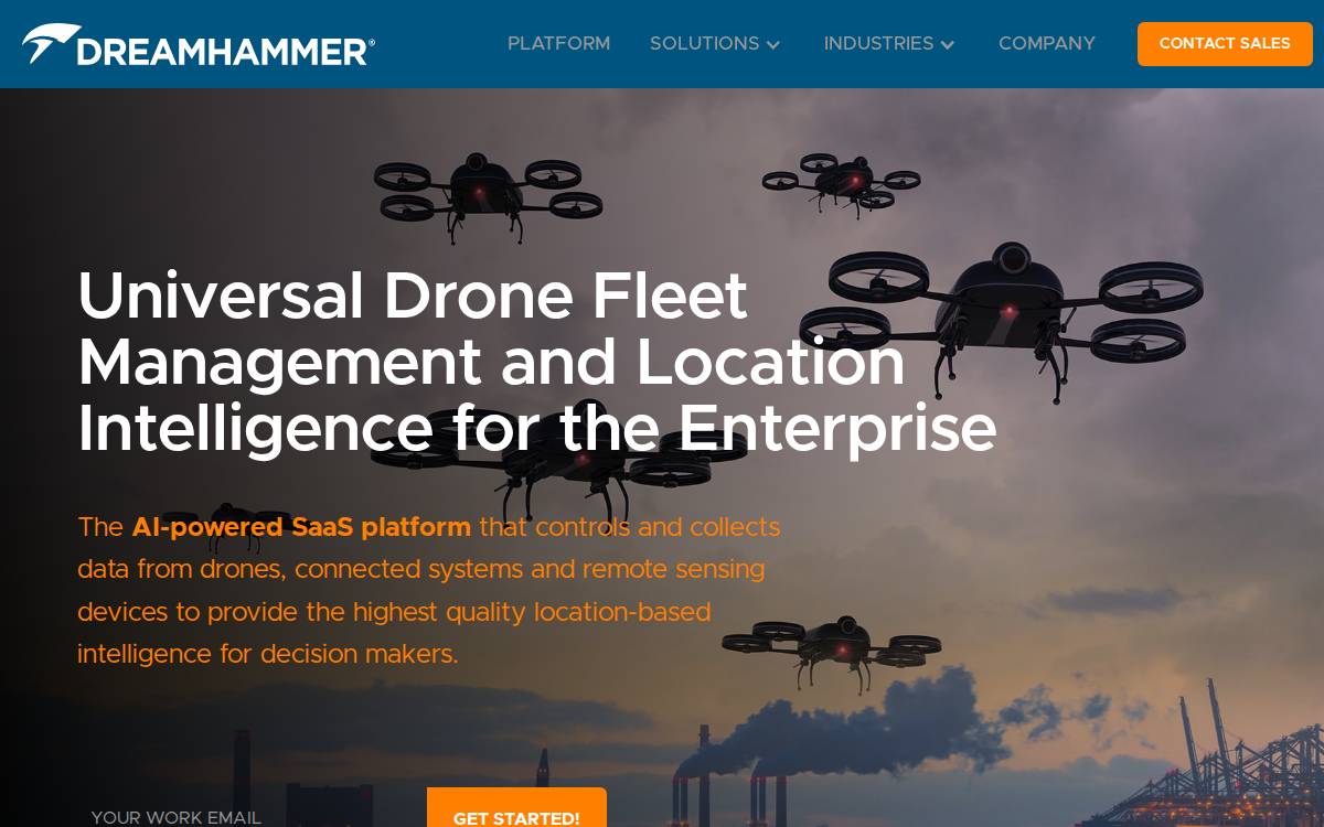 Dreamhammer website preview