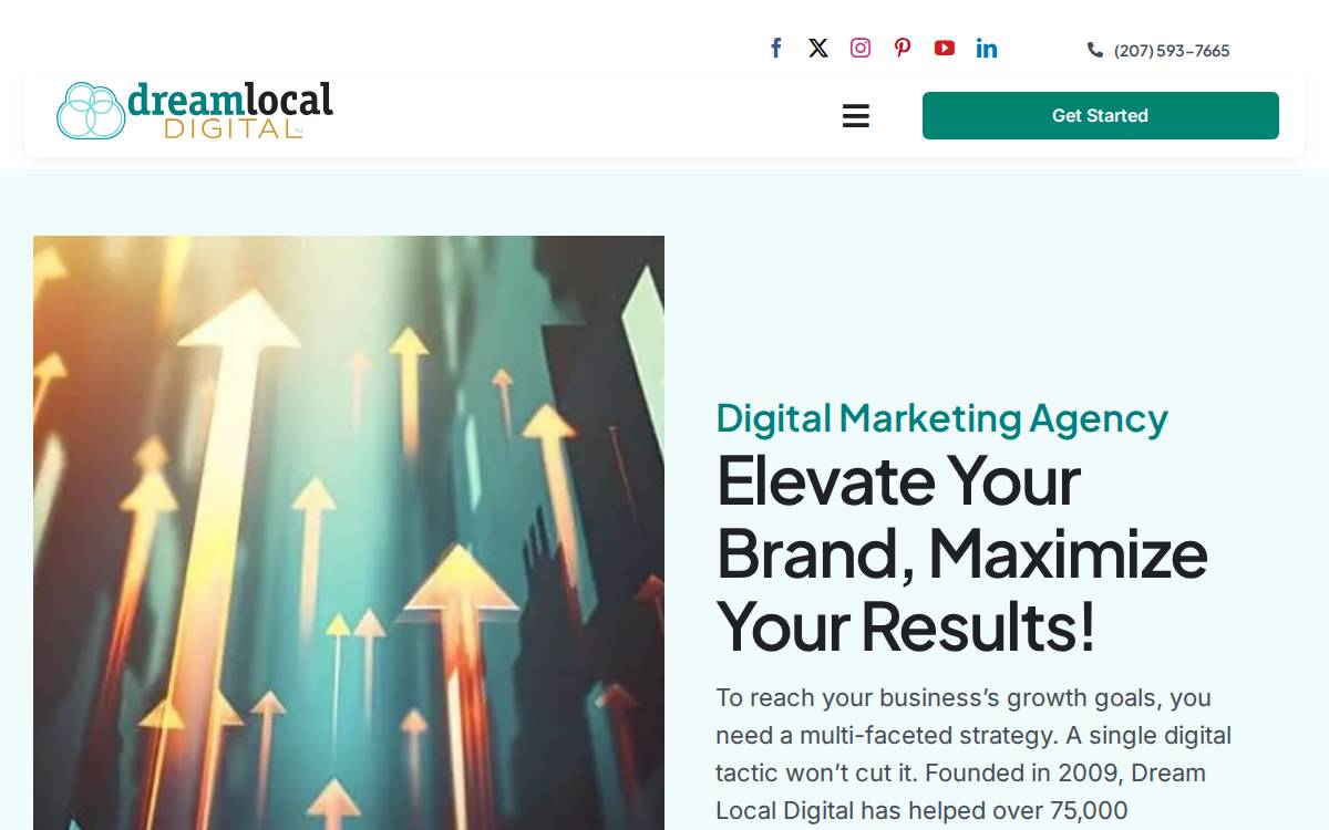 Dreamlocal website preview