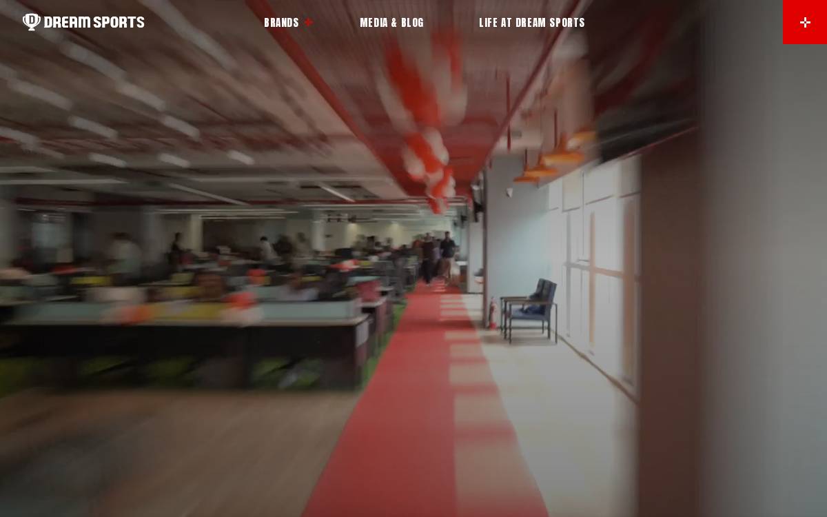 Dream Sports website preview