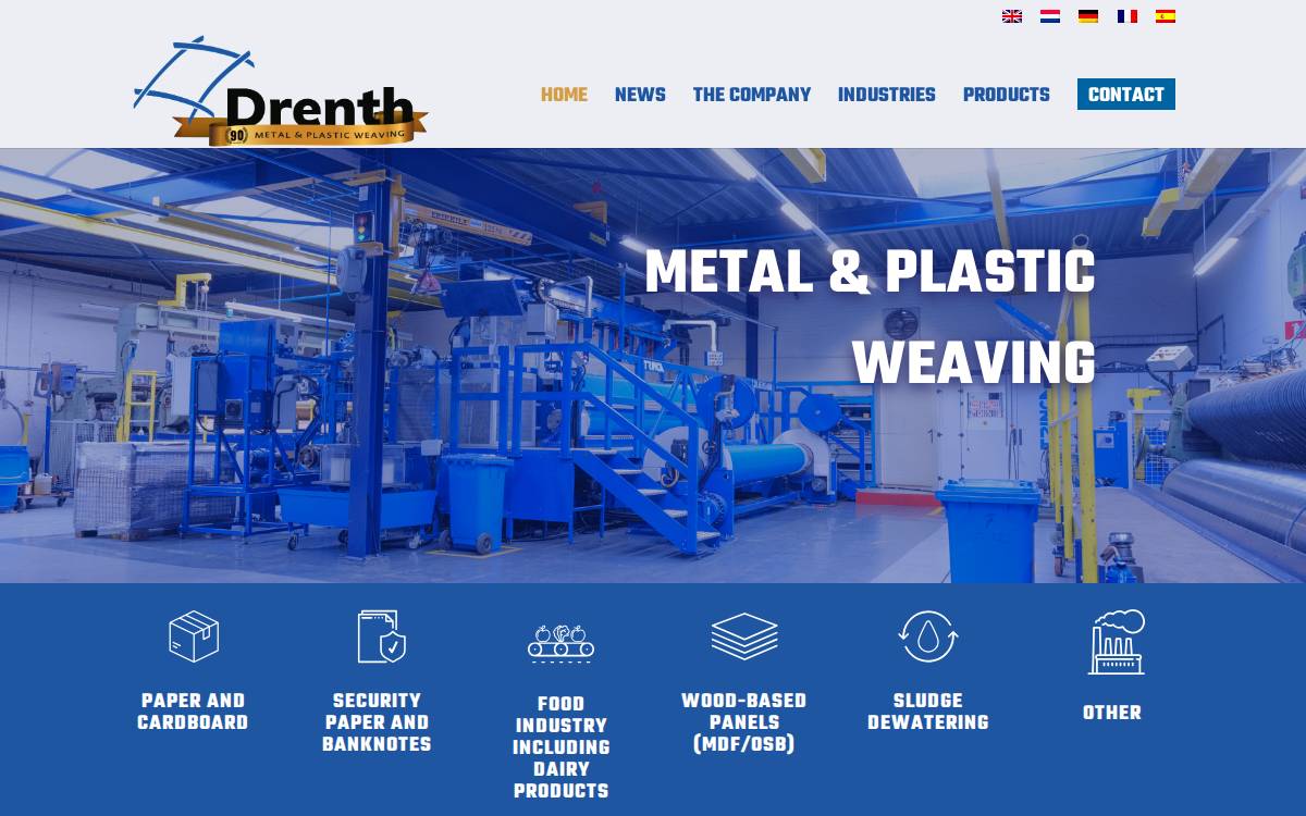 Drenth Holland website preview