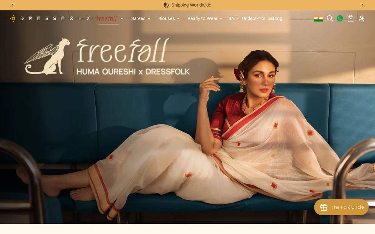 Dressfolk website preview