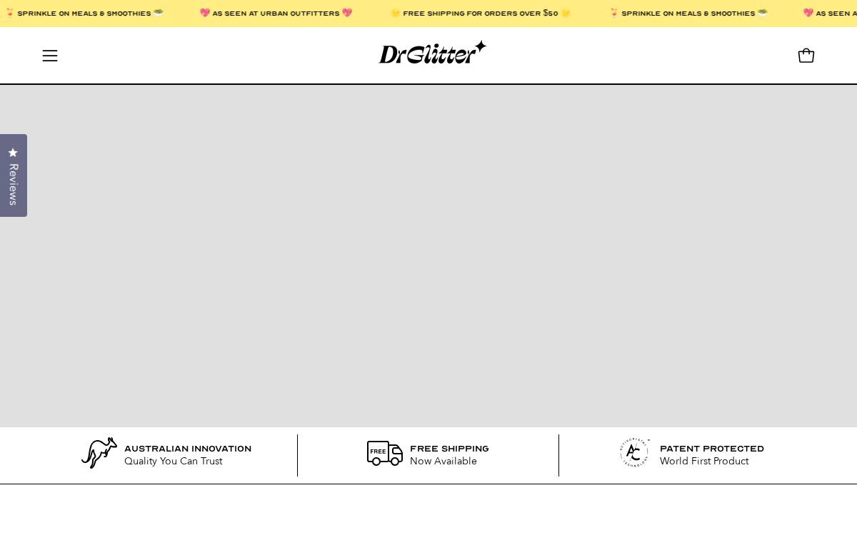 Drglitter website preview