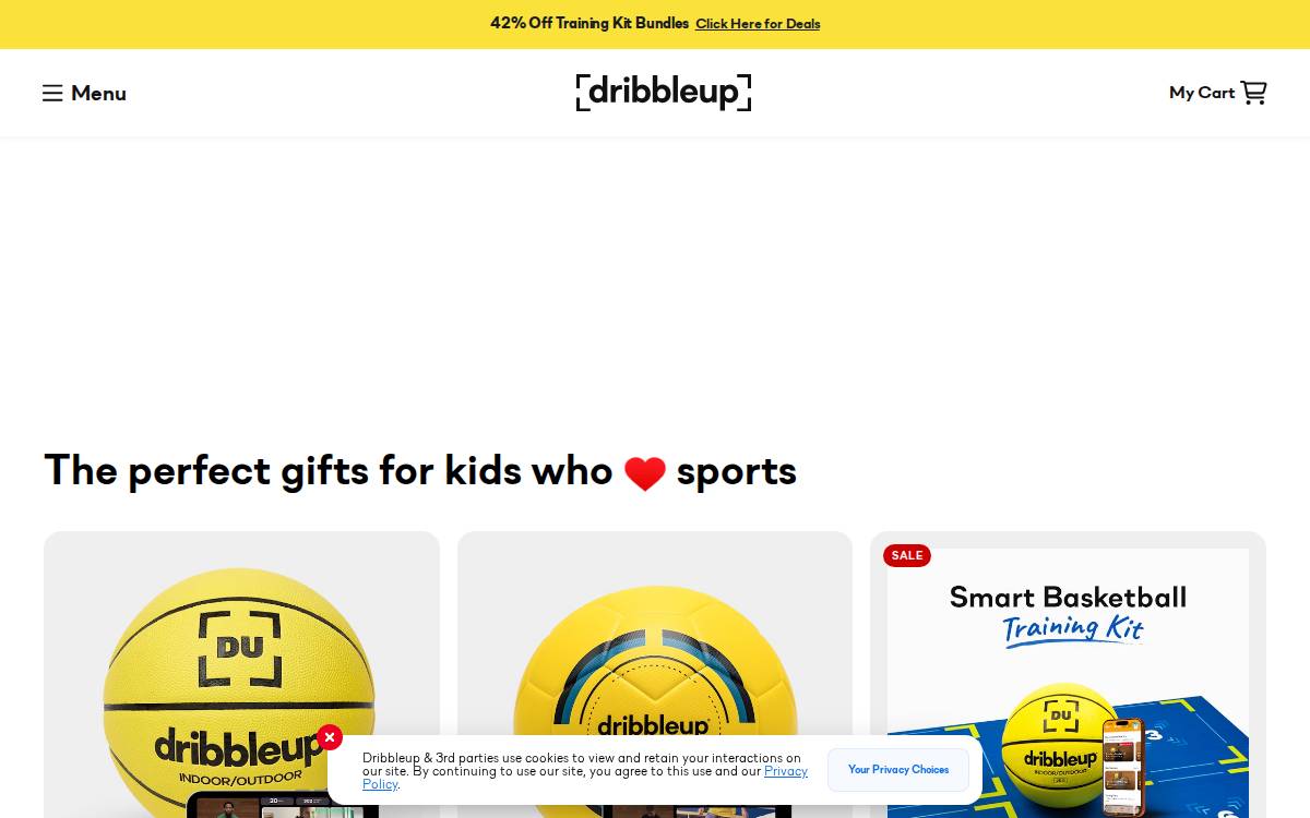 DribbleUp website preview