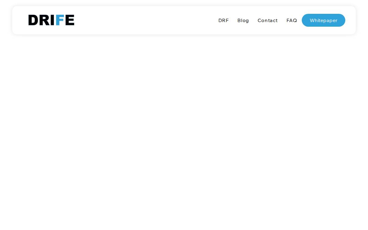 Drife website preview