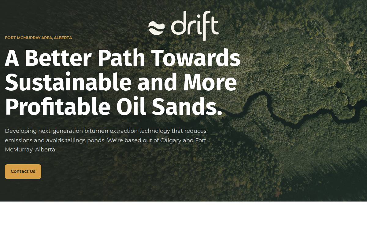 Drift website preview