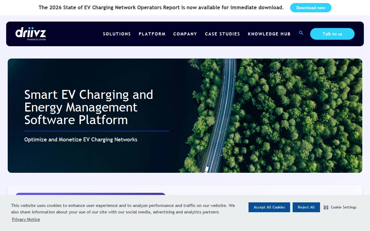 Driivz website preview