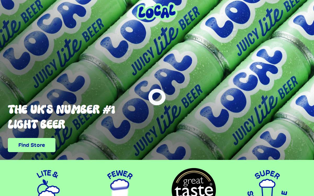 Drink Local website preview
