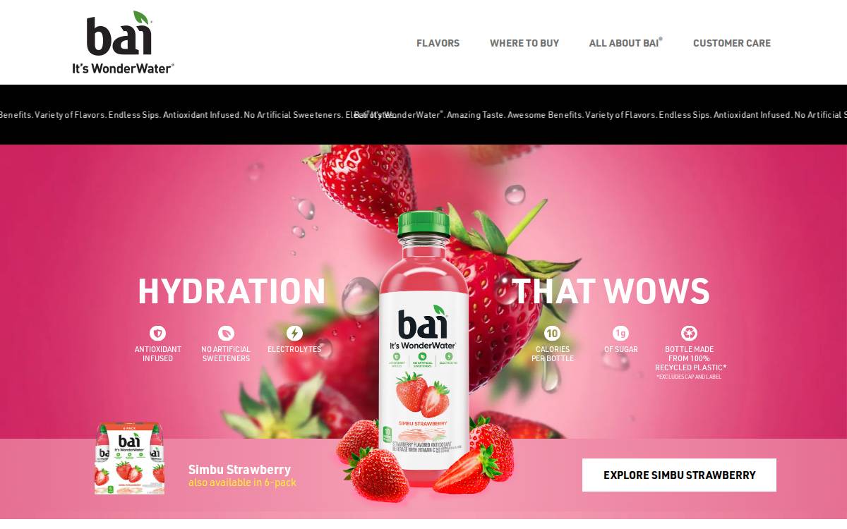 Drinkbai website preview