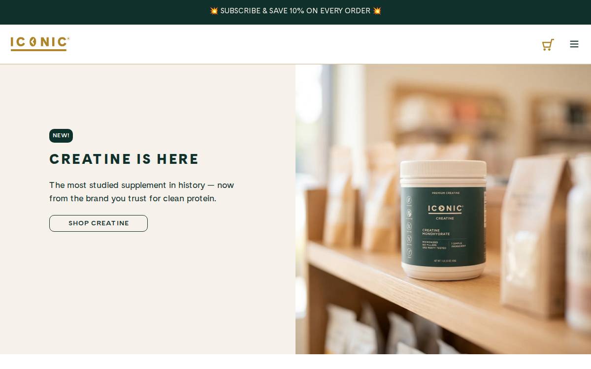 Drinkiconic website preview