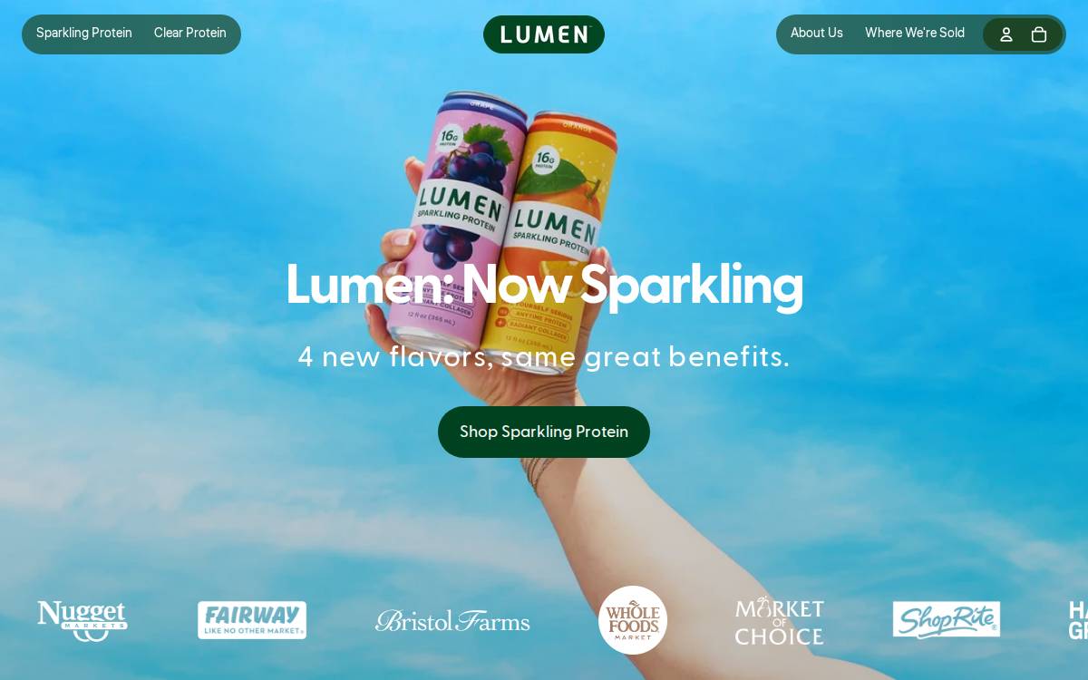 Drinklumen website preview