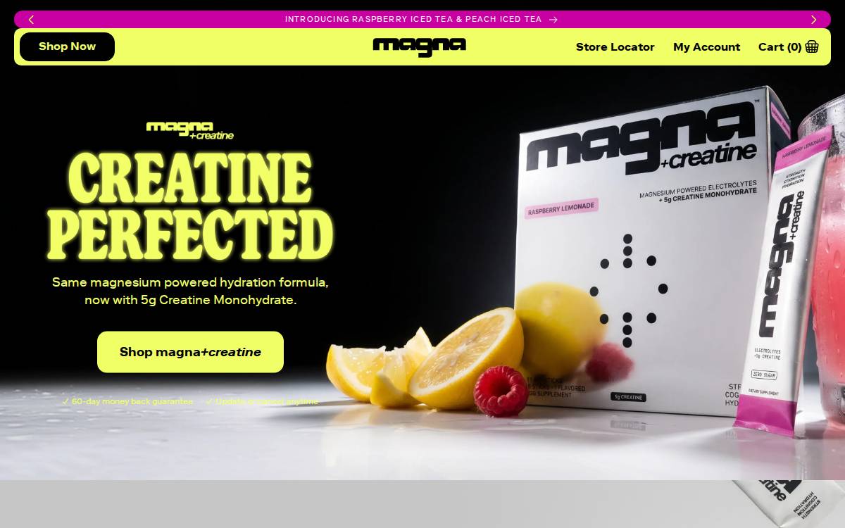 Drinkmagna website preview