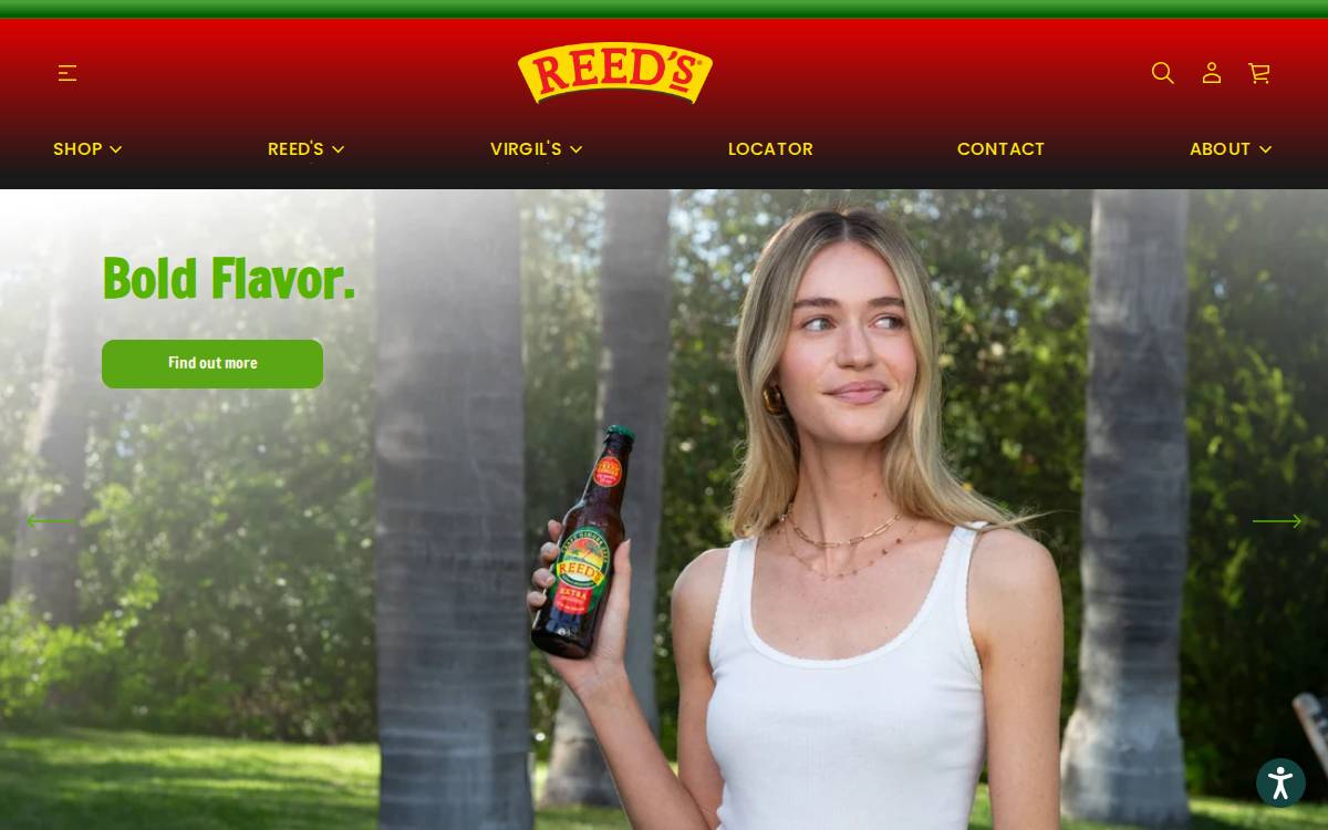Drinkreeds website preview