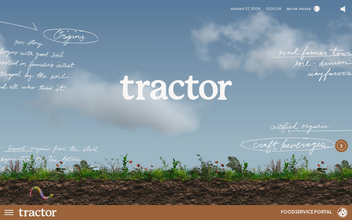 Drinktractor website preview