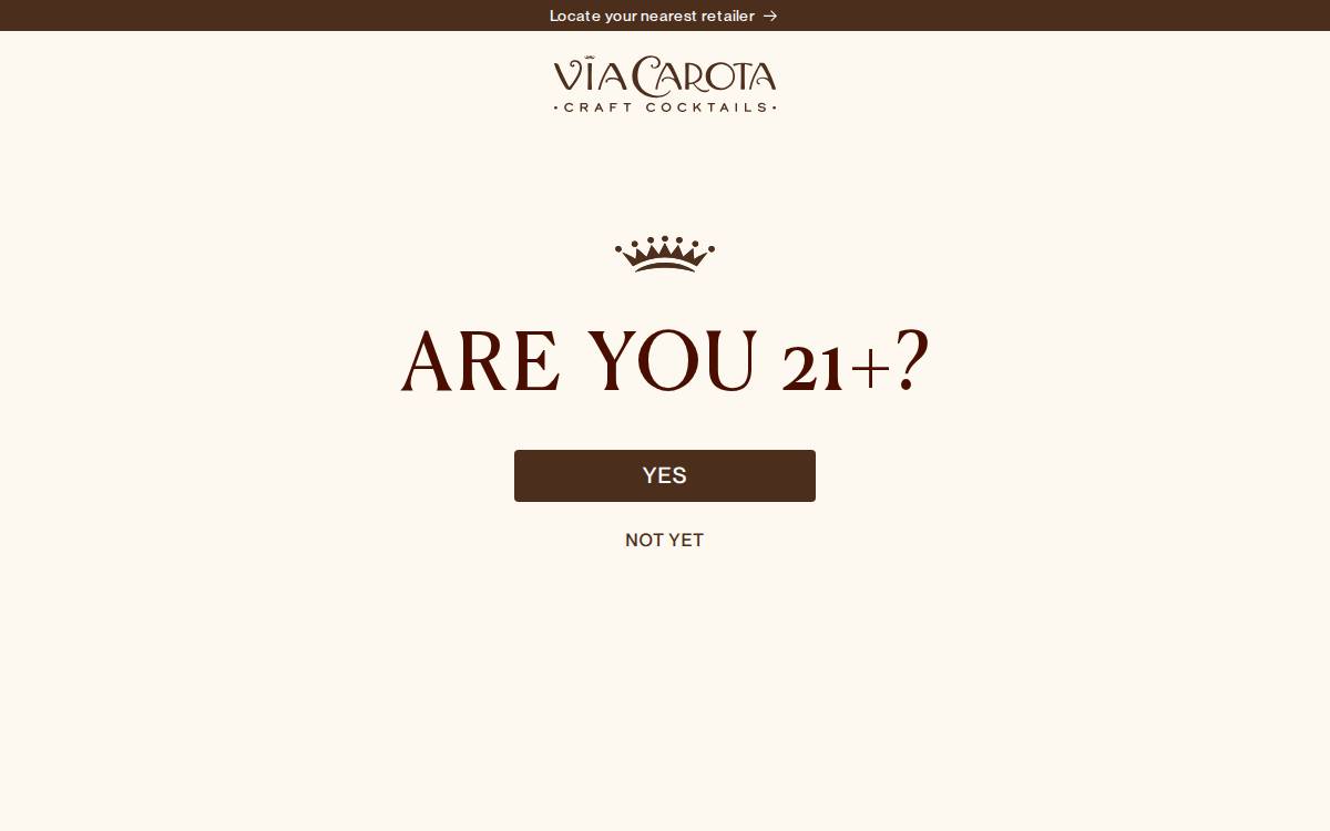 Drinkviacarota website preview