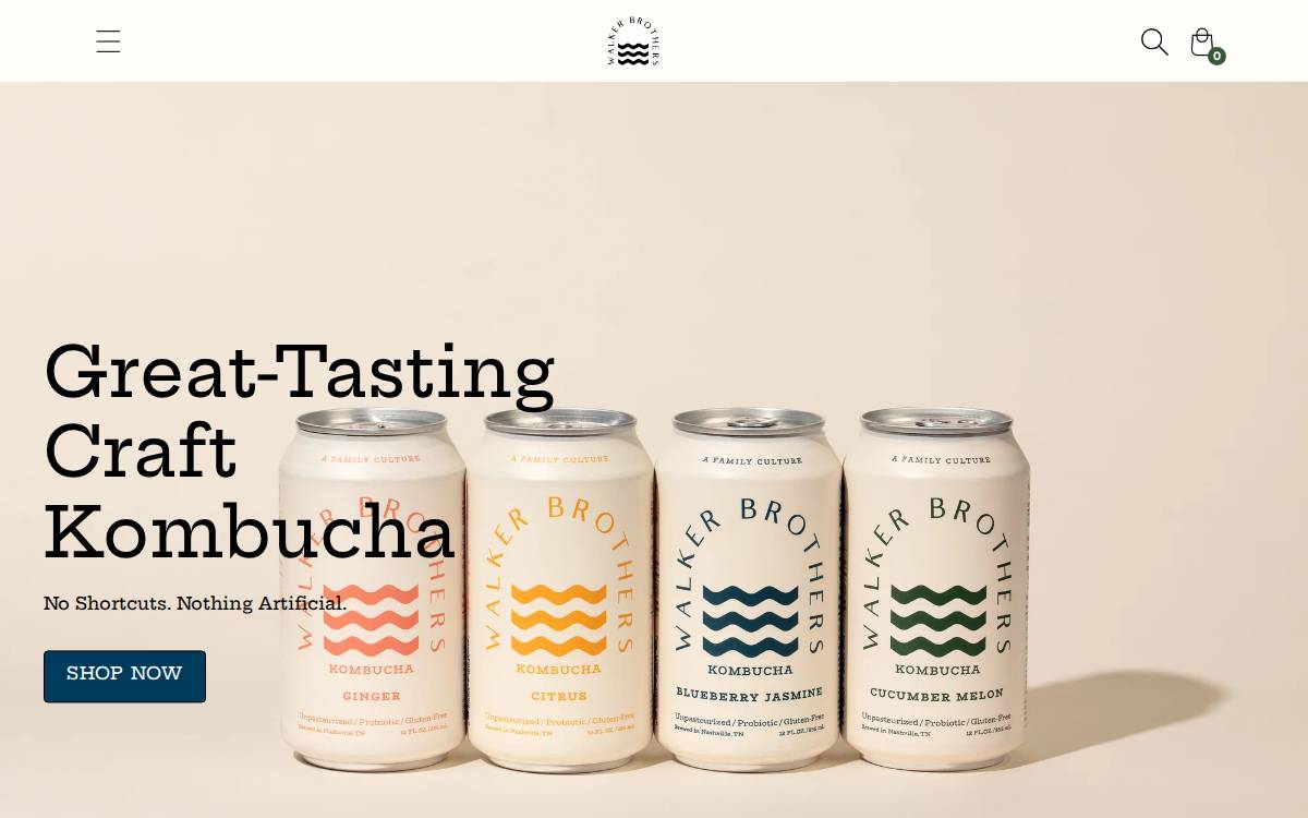 Drinkwalkerbrothers website preview