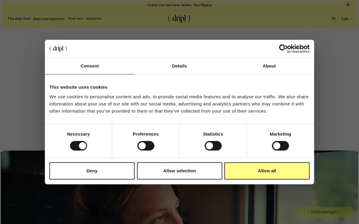 Dripl website preview