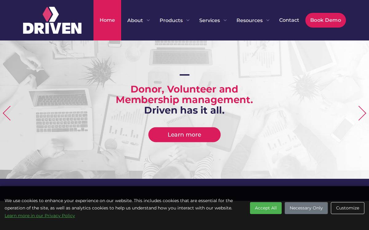 Driven website preview