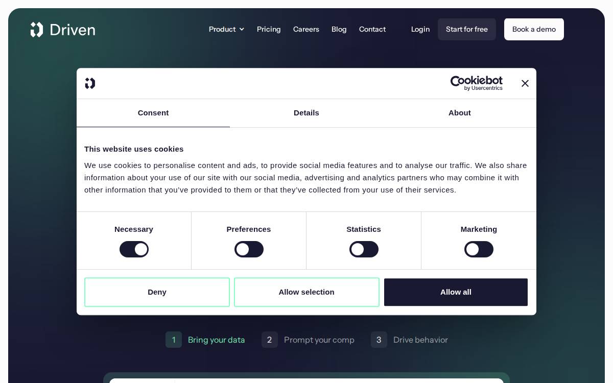 Driven website preview