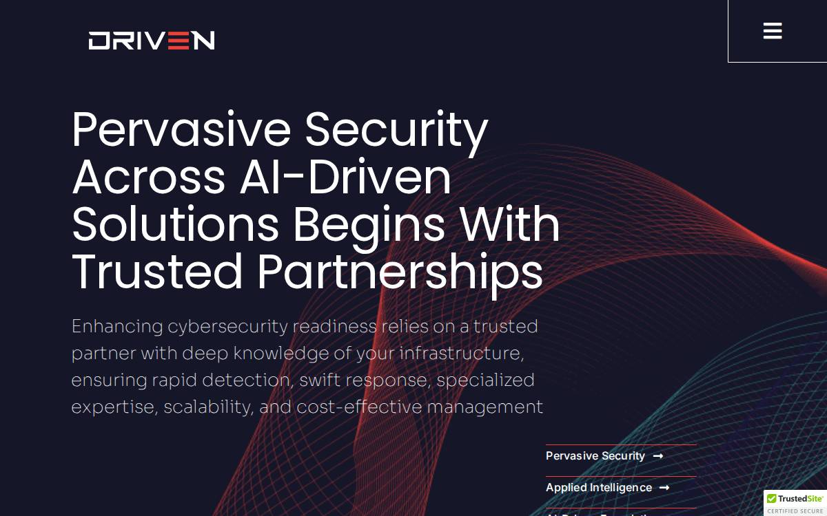 Driven Technologies website preview