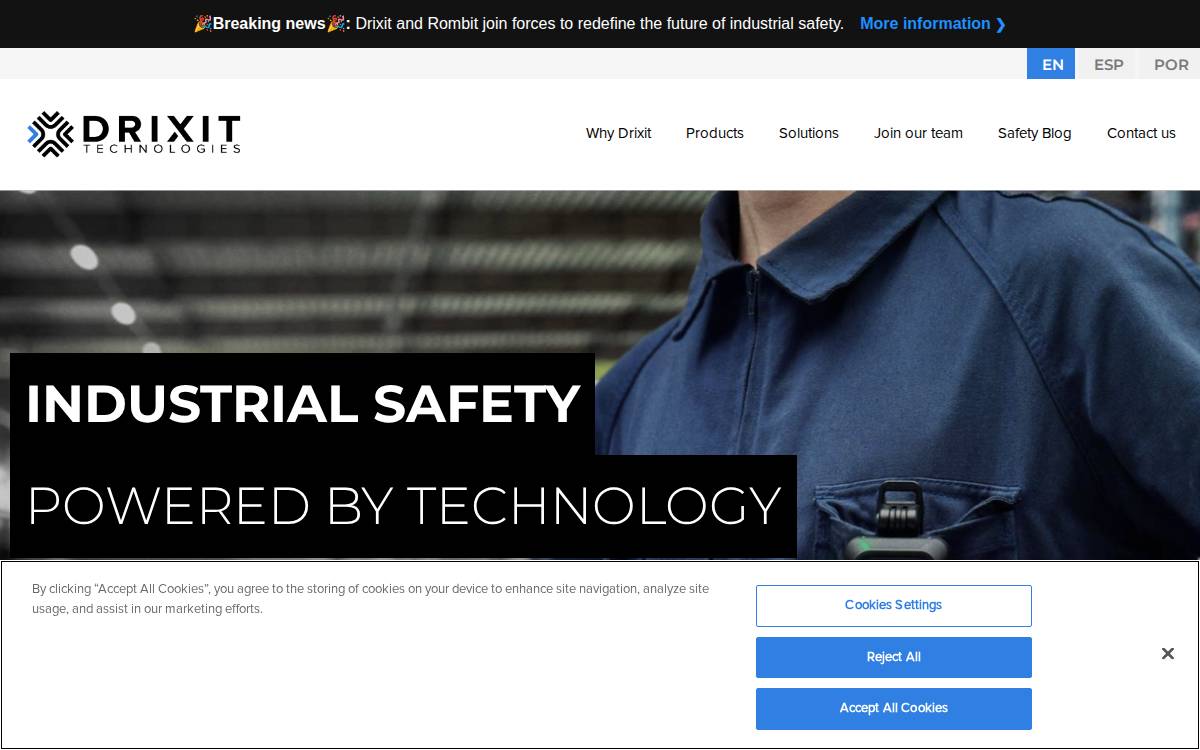 Drixit Technologies website preview