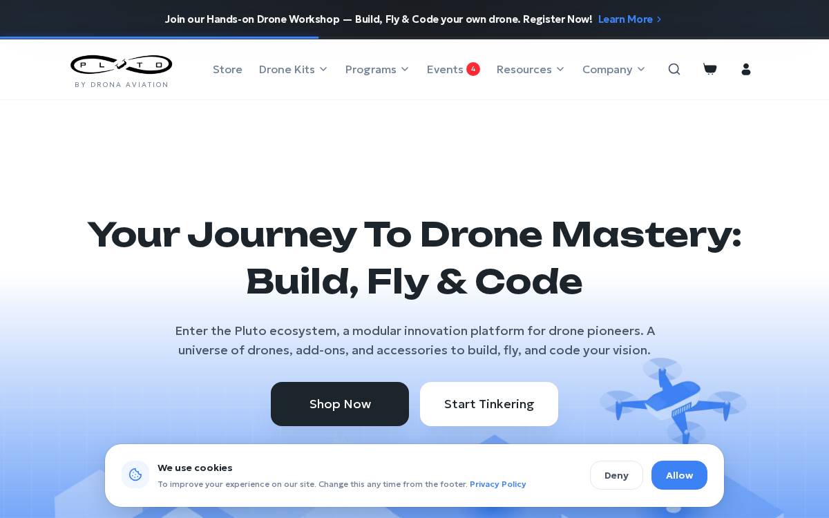 Dronaaviation website preview