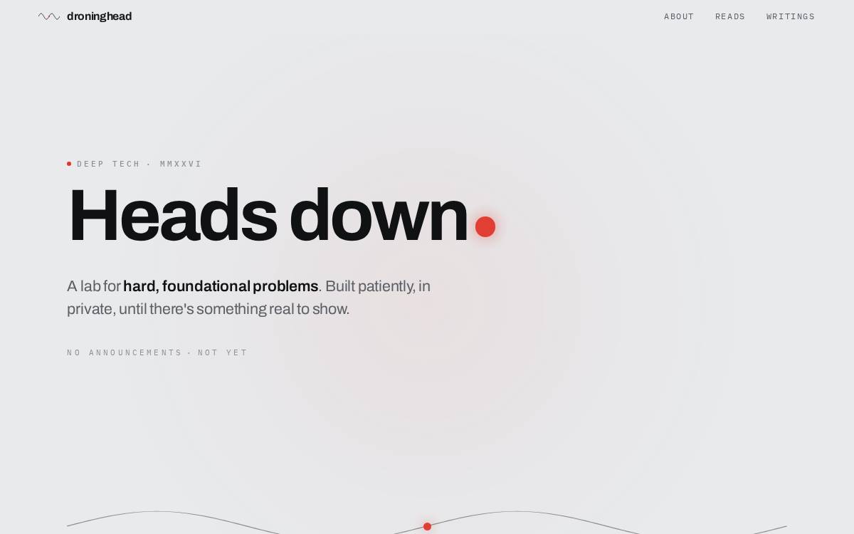 droninghead.com ↗ website preview