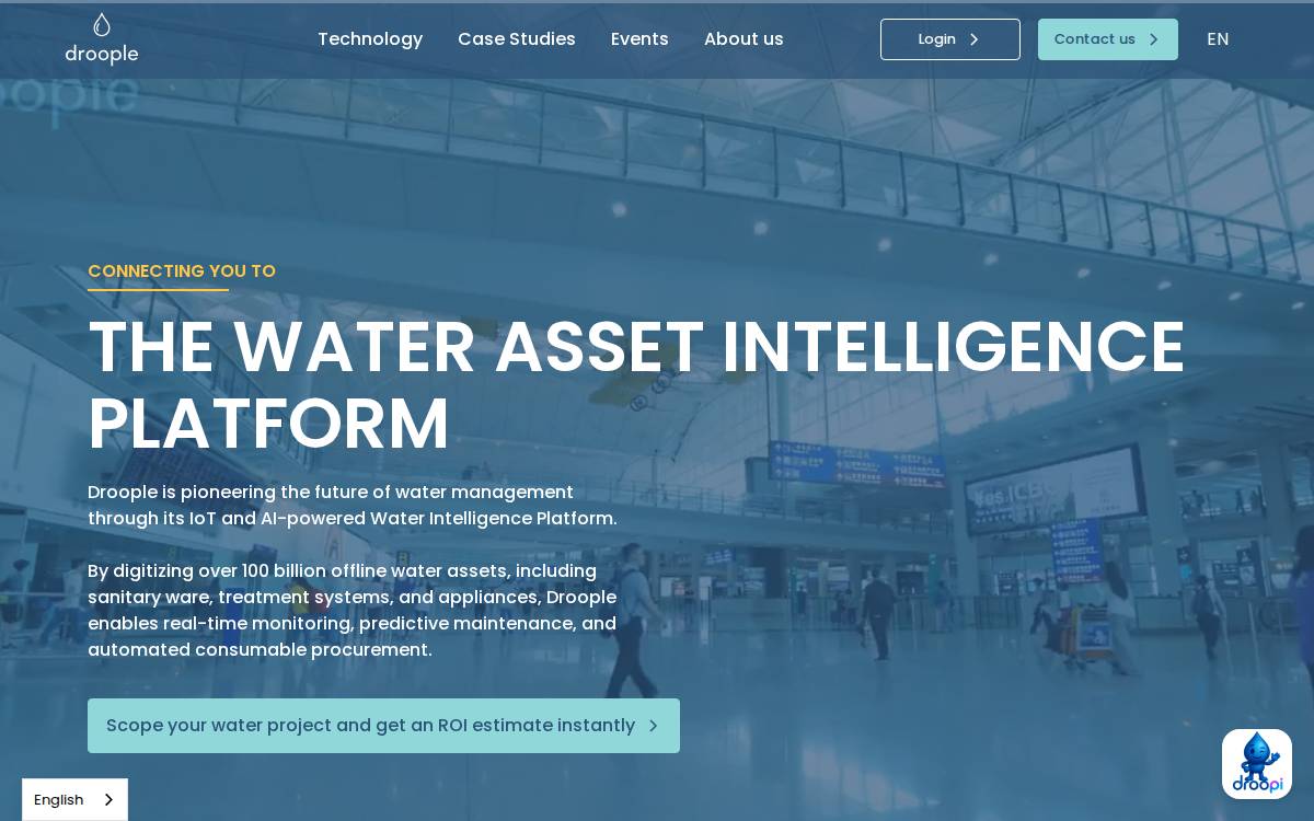 Droople website preview