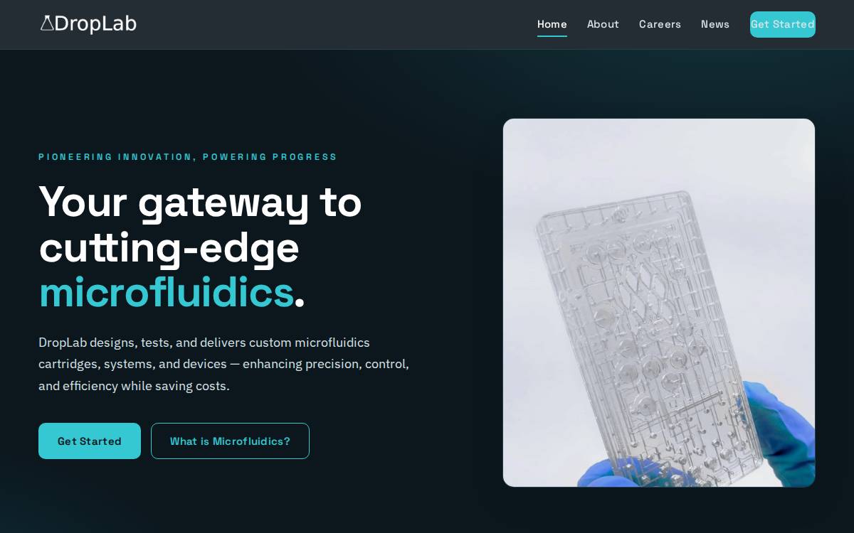 DropLab Inc. Website website preview