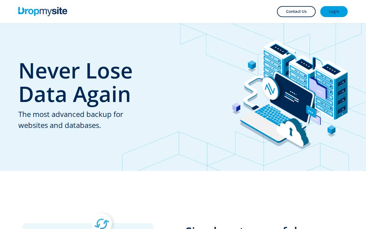 Dropmysite website preview